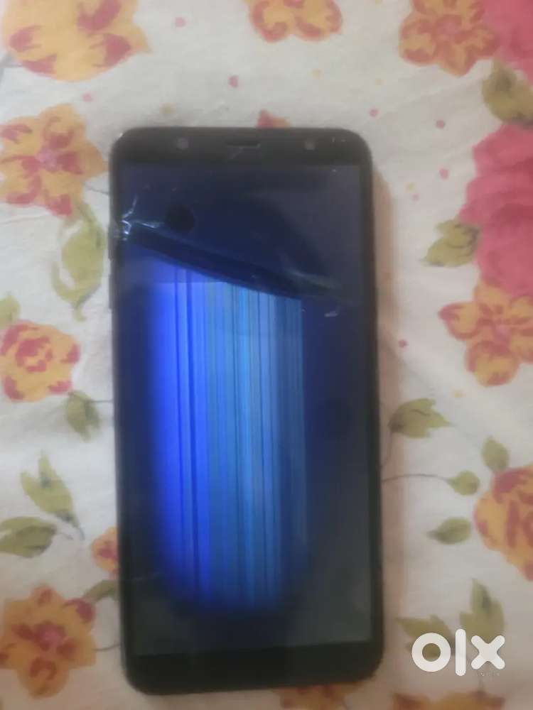 A6 plus sumsung display black