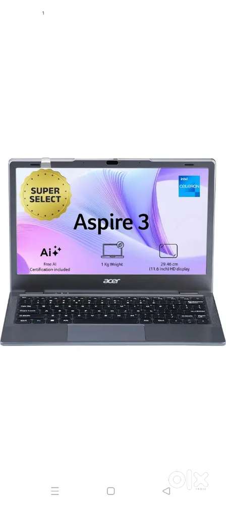 Acer Aspire 3 intel celeron dual core- (8gb/128gb SSD windows 11)