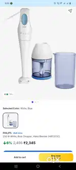 Philips hand blender in working condition