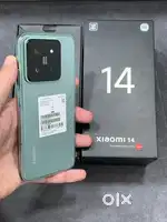 MI XIAOMI 14 JADE GREEN 12/512GB IN EXCELLENT CONDITION 6 MONTS WARNTY
