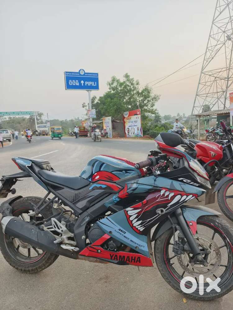 Yamaha R15V3 with full body wraps .