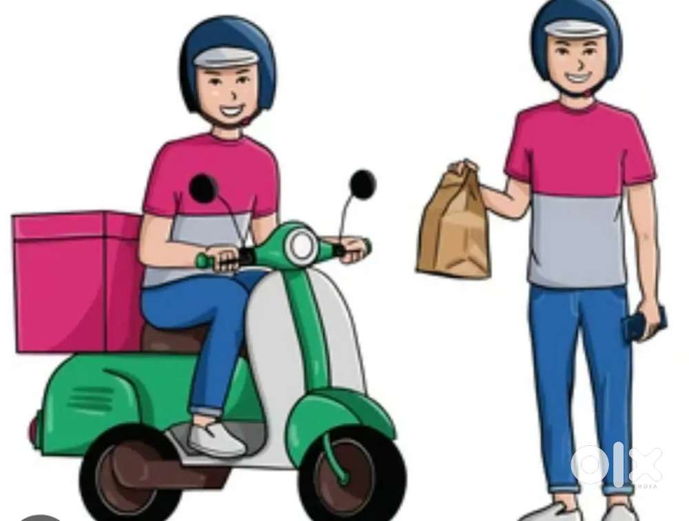 Food delivery bike Riders where house Helpers Security guard Nurse's