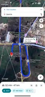 Mandhoti main road