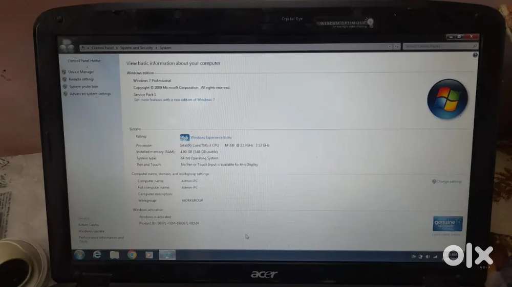 Laptop / CPU - All in One / Normal PC /.