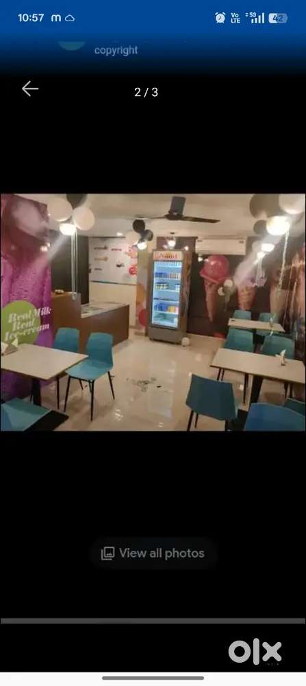 Fridge and dinning setup