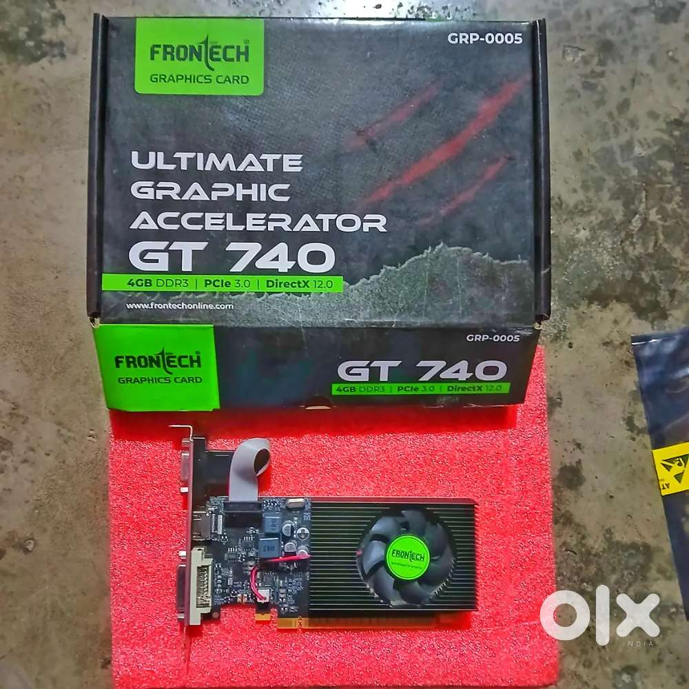 FRONTECH GT 740 Graphics Card  128-Bit PCIe 3.0 GPU