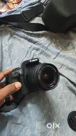 Canon eos 2000d with the len 18-55 mm lens