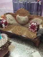 Wooden sofa