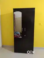 brand new two door wardrobe with mirror- free delivery