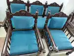 Sheesham wood five seater sofa set
