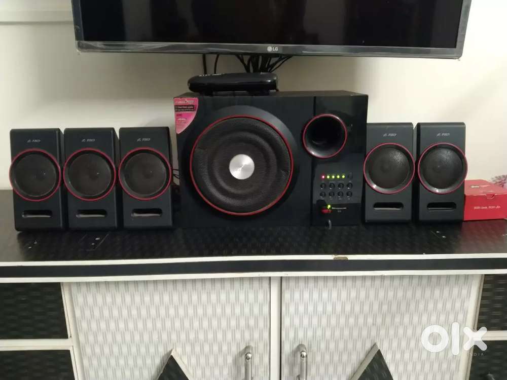 F and D Speaker with woofer home theatre