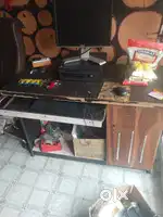 Rack and Chair and Computer Table