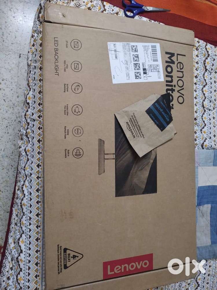 Lenova Monitor , L27i-4A 27 Inches , ( 68.5 Cm)nIPS FHD, 1920X1080 new