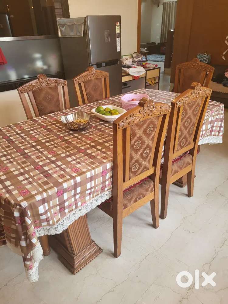 Dining Table Set with Glass Top