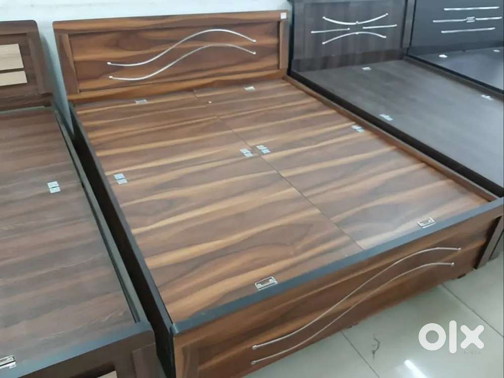 Double bed with storage stock available festival month offer started