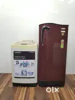 Godrej 190ltrs single door refrigerator & samsung 6kg topload meachin
