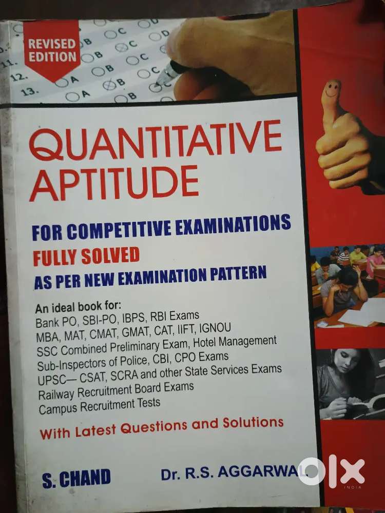 R.S. AGGARWAL QUANTITATIVE APTITUDE BOOK in NEW CONDITION
