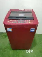 Panasonic 6.5kg top load fully automatic washing machine red colour