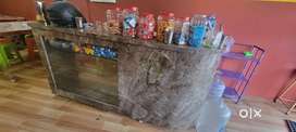 Shop table and kalla box