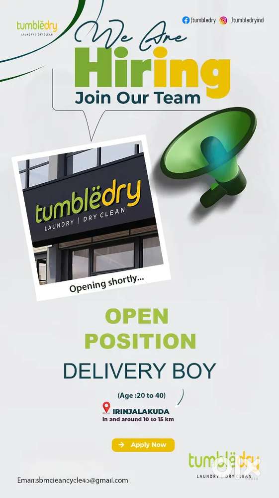 Tumbledry Delivery Boy