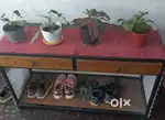 Side table with two drawers.