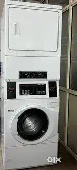 Used laundry and drycleaning washing hydro dryer steam boiler press