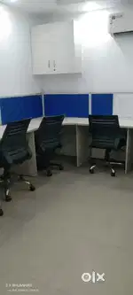 Fully Furnished Office Space For Rent. 2 Cabin.10 Seats.