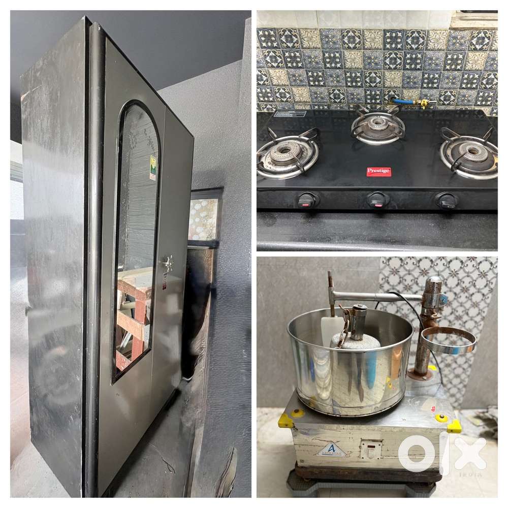 Move-Out Sale! Wet Grinder, Gas Stove, Cot & Steel bero