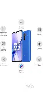 Poco m2 6+2 gb 64 gb 1 year old