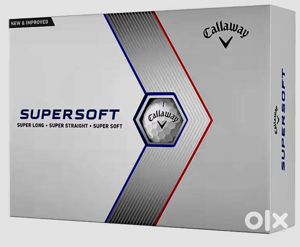 Golf Balls - Callaway Super Soft ,4 Sleeves, 12 Balls, White Color