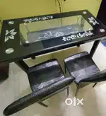 Dining table with two chair