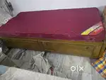Box type single bed with new kurlon mattress