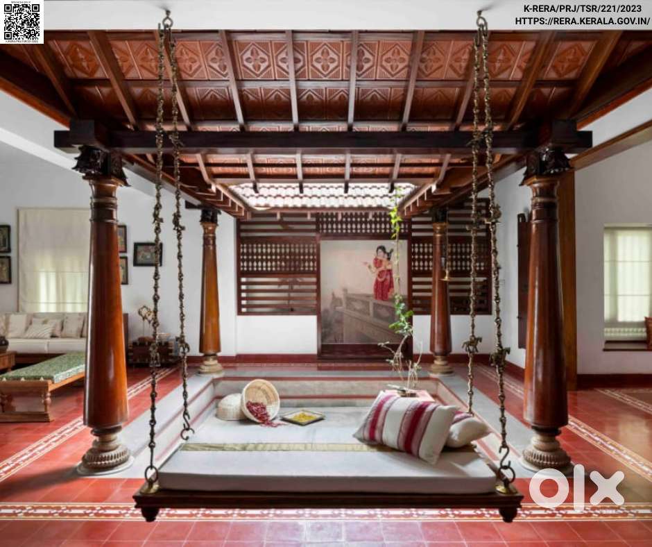Classic Kerala-Style Nalukettu House for Sale in Thrissur