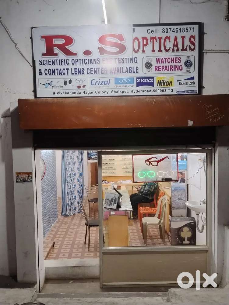 Optical Shop for Sale at Shaikpet