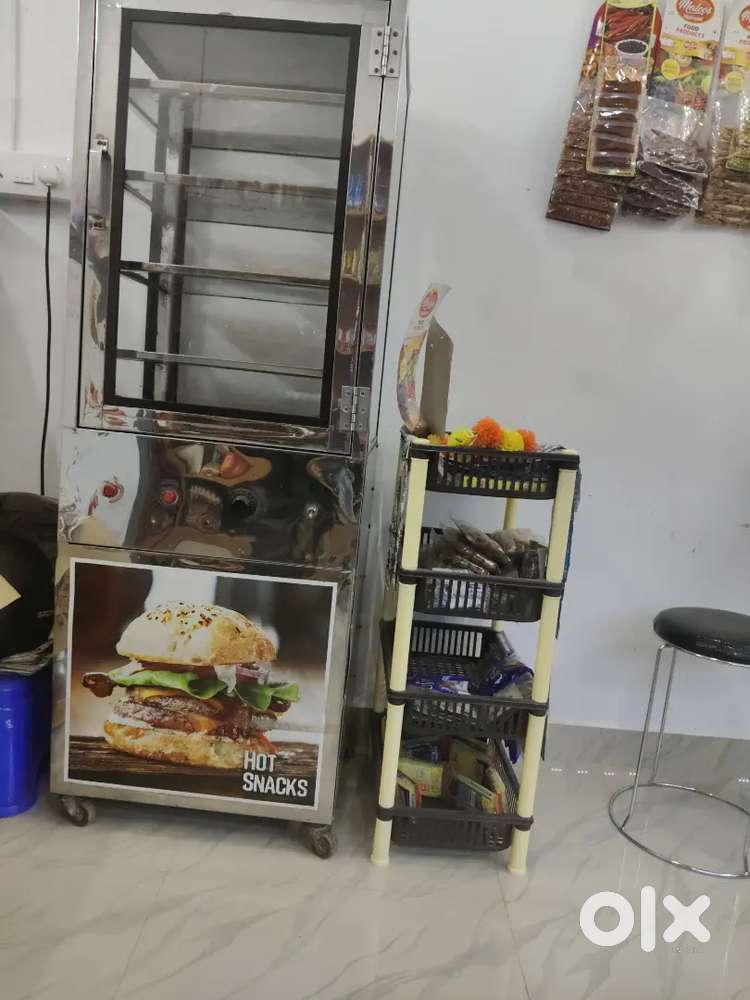 Bakery hot snack or hot rack