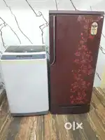 Samsung flower model refrigerator & micromax washing machine available