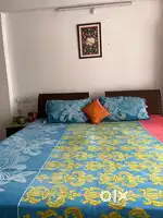 Double bed with bedboxes with mattress