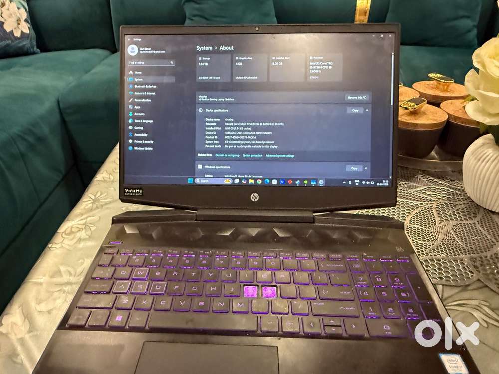 Gaming laptop( pavilion 15 i7 )