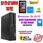 Computer Cpu i5/i3/8 Gb Ram/2GB Graphic/500Gb SSD/dVd/computer/mch