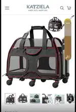 Katzeila US brand pet carrier bag for small pets