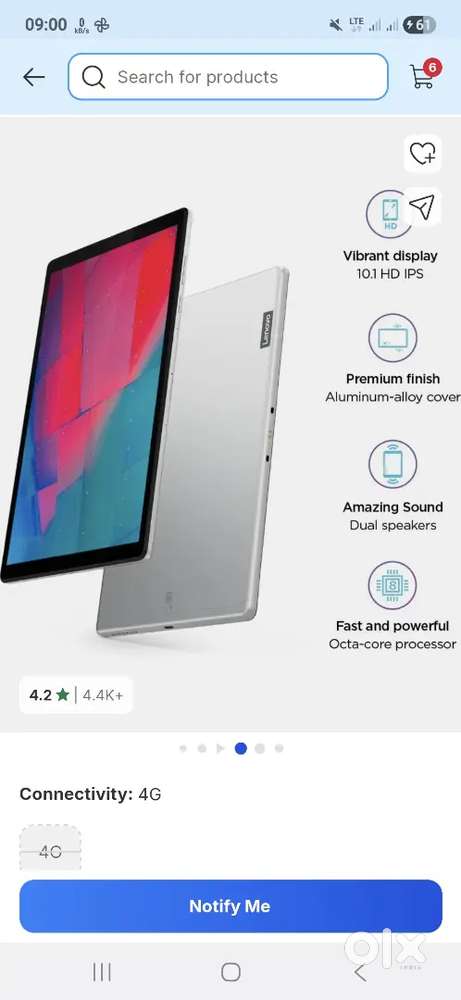 Lenovo m10 second generation with 4g