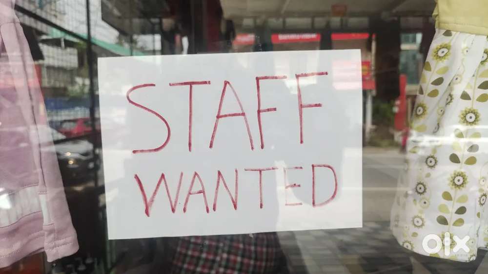 wanted Sales staff in kumily