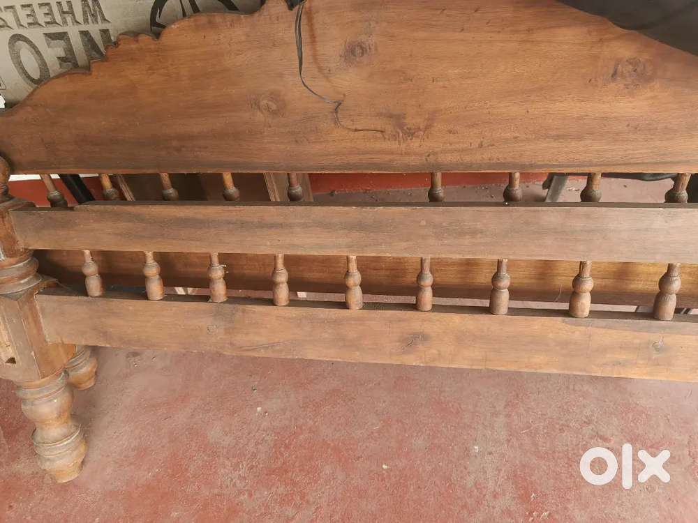 Double cot &bed, computer table &chair, fan