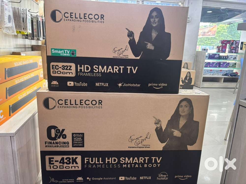 Cellecor Tv  43inch and 32inch