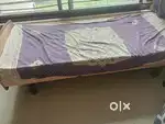 Single bed with mattress 2pcs bed set