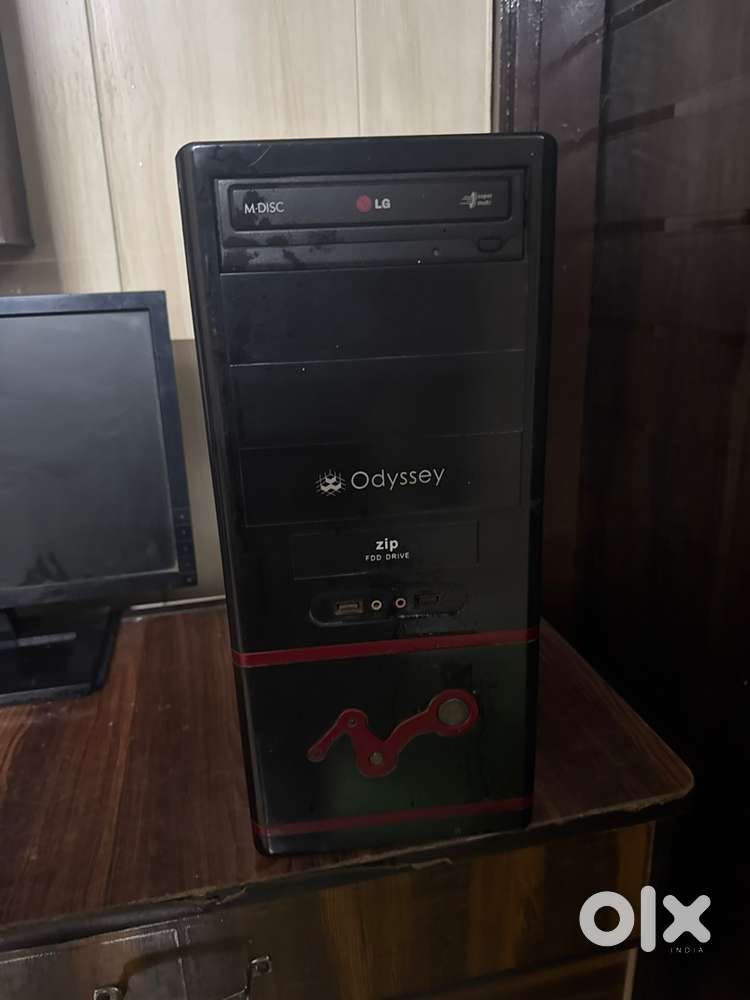 Computer dell monitor odyssey cpu with wireless keyboard and mouse