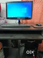Desktop Setup with Table with 2 yrs Quick Heal Antivirus
