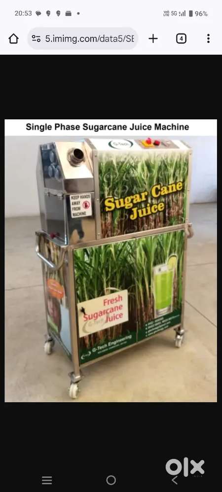 Sugarcane juice machine