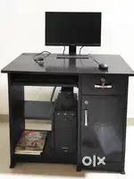 Computer with ups , computer table and revolving chair