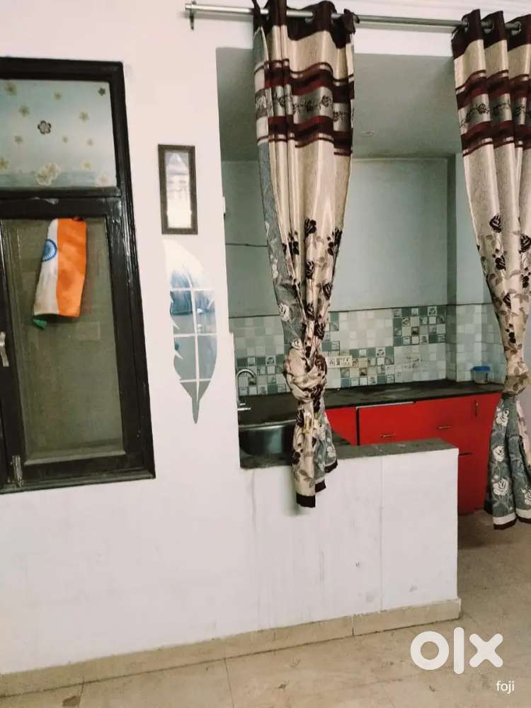 2Bhk sami furnished builder flat with Car parking